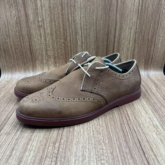Polo Ralph Lauren Orrick Men's size 11.5 D leather Wingtip Brogue Dress Shoes