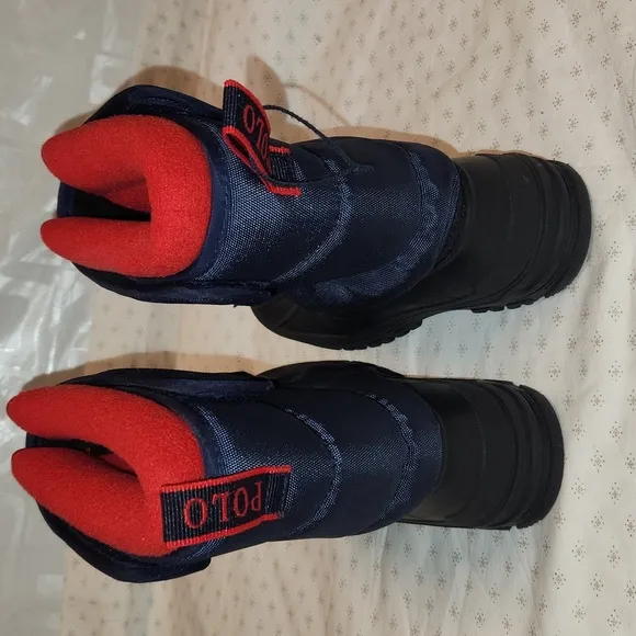 Polo Ralph Lauren rain and snow boots sz 3 little kids