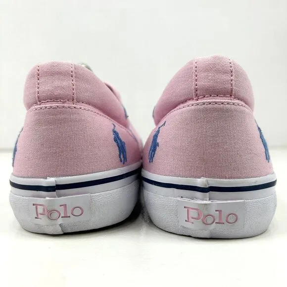 Polo Ralph Lauren Shoes Men's 13D Pink Pony AOP Thompson‎ Slip Ons Preppy