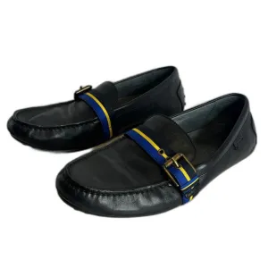 Polo Ralph Lauren Wessel Men's Shoes Size 12D Drivers Buckled Black Leather