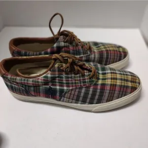 Polo Ralph Lauren Shoes Vaughn Athletic Canvas Yellow Sneakers