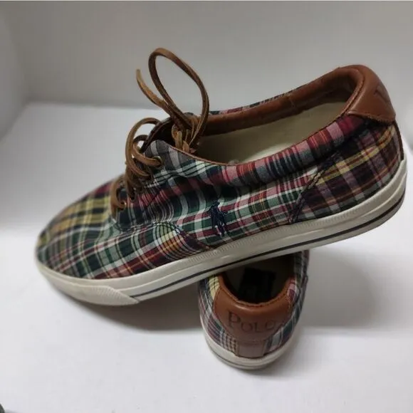Polo Ralph Lauren Shoes Vaughn Athletic Canvas Yellow Sneakers