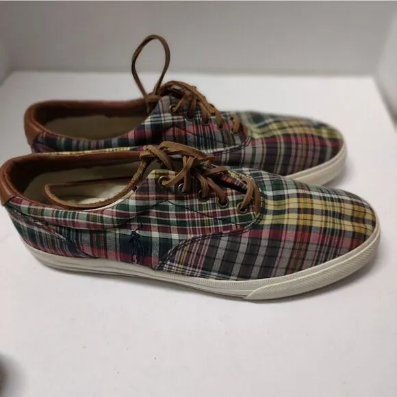 Polo Ralph Lauren Shoes Vaughn Athletic Canvas Yellow Sneakers
