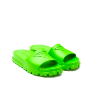 PRADA Signature Logo Rubber Pool Slides
