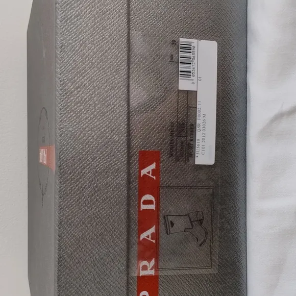 Prada Women's Black logo rain Rubber Boots Size 39/ US 9