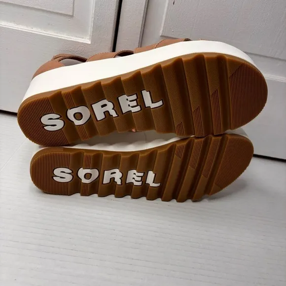 Price firm SOREL Cameron Flatform Lace-Up Wedge Sandals Size 8.5