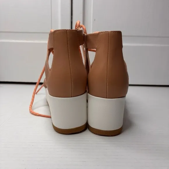 Price firm SOREL Cameron Flatform Lace-Up Wedge Sandals Size 8.5
