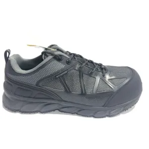 Propet Men’s Seeley II, Black/Gray Composite Toe Sneakers, Size 9.5 X(3E)