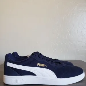 Puma Astro Play Suede Low Top Sneaker Shoe Puma Navy/Puma White Size Mens 12 NEW