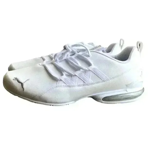 Puma Raize Prowl Mandala Womens 10 Wide Synthetic Sneaker Shoes White Vegan NEW