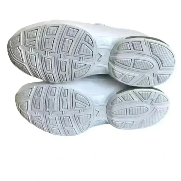 Puma Raize Prowl Mandala Womens 10 Wide Synthetic Sneaker Shoes White Vegan NEW