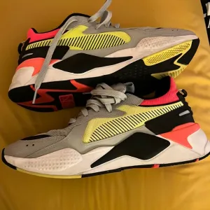 PUMA RS-X Hard Drive Grey Yellow Red Men’s US Size 10