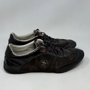 Puma Rudolph Dassler Sneakers Mens 10 Brown Gold Suede Leather Preppy Shoes