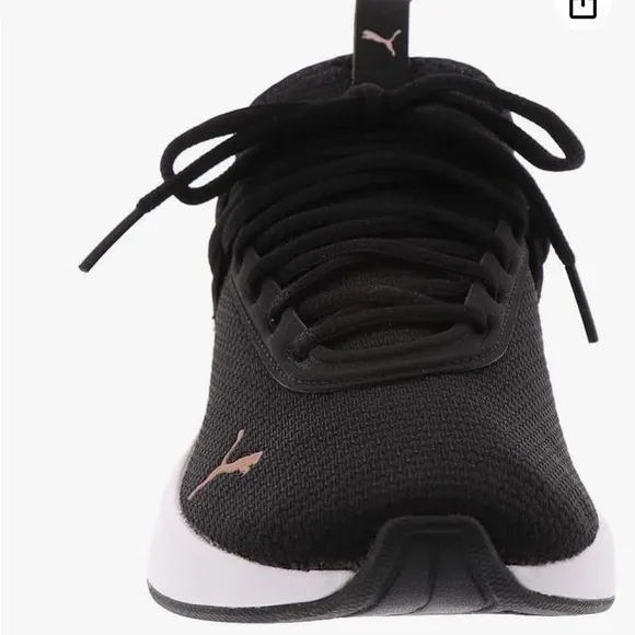 PUMA Sneakers Amare Black / Rose Gold Women's Running Shoes Size 8.5 US