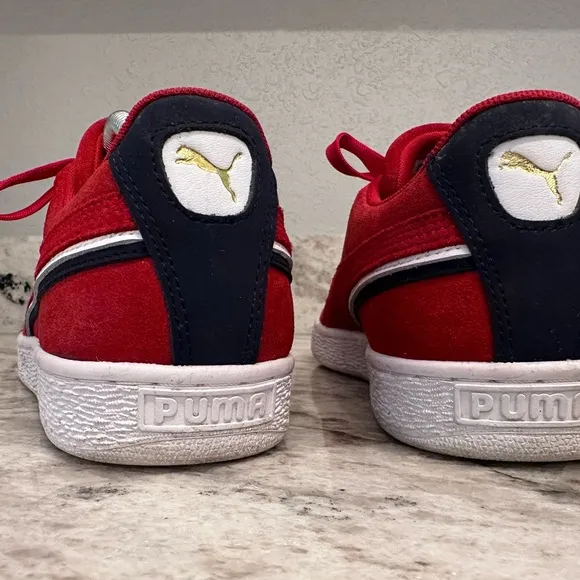 Puma Suede Triplex CherrySneaker Shoes Sz 8.5