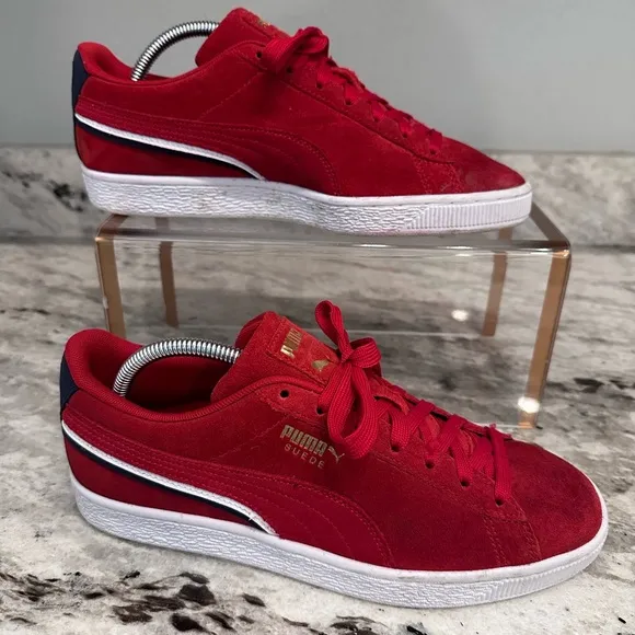 Puma Suede Triplex CherrySneaker Shoes Sz 8.5