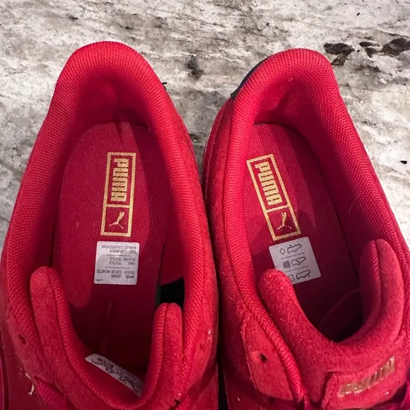 Puma Suede Triplex CherrySneaker Shoes Sz 8.5