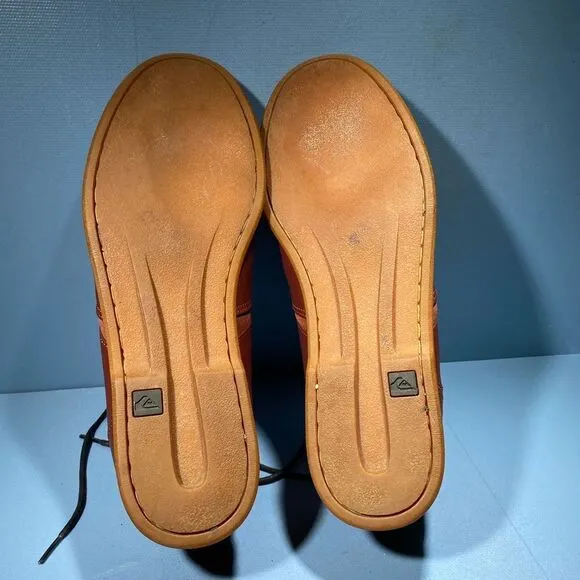 Quiksilver Men's Size 11 Leather Shoes Brown