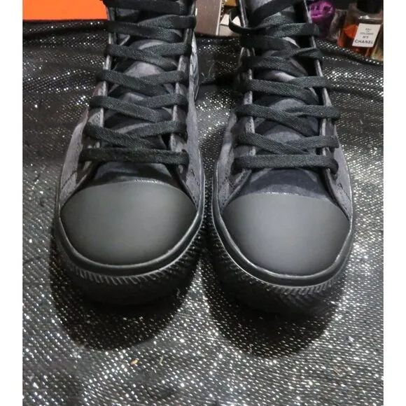 RAAD Shop Beast Mode On Black Camo High Top Canvas Sneakers men 9.5 women 11