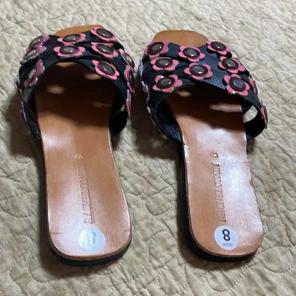 Rachel Comey ACTA SANDAL 🌸 Pink flower flowers Crisscross Size 8 New