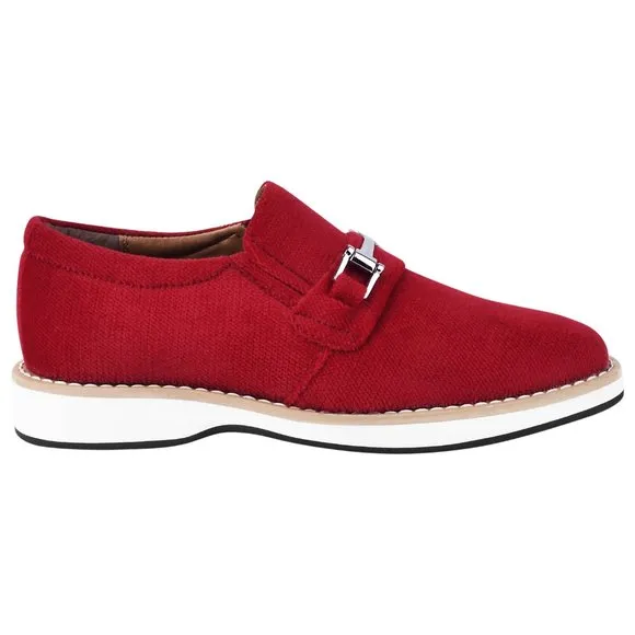 Rachel Kids Velvet Buckle Semi Casual Loafer