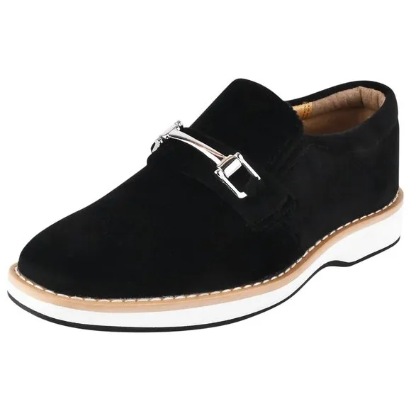 Rachel Kids Velvet Buckle Semi Casual Loafer