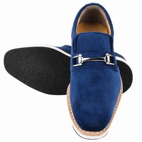 Rachel Kids Velvet Buckle Semi Casual Loafer