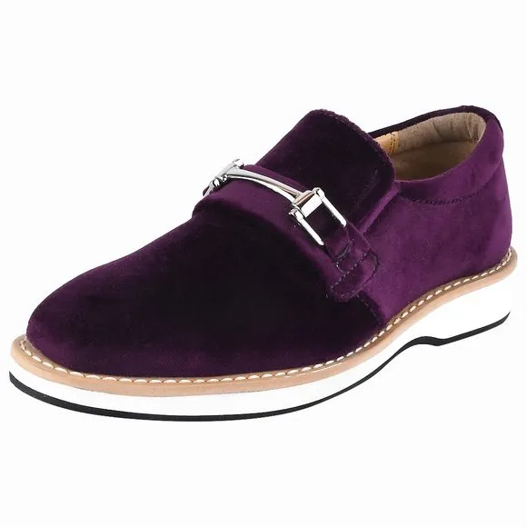 Rachel Kids Velvet Buckle Semi Casual Loafer