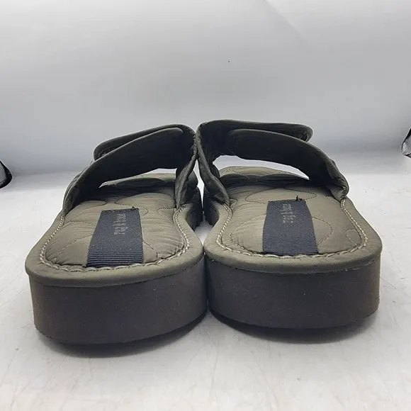 Rag &amp; Bon Eira Slides Womens 8.5 Moss Green Slippers Casual Outdoors Walking