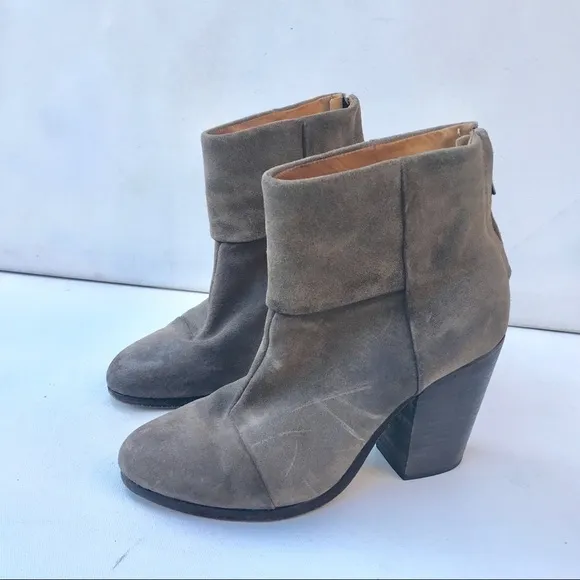 RAG &amp; BONE ankle Newbury Boots 38 7.5 8 tan