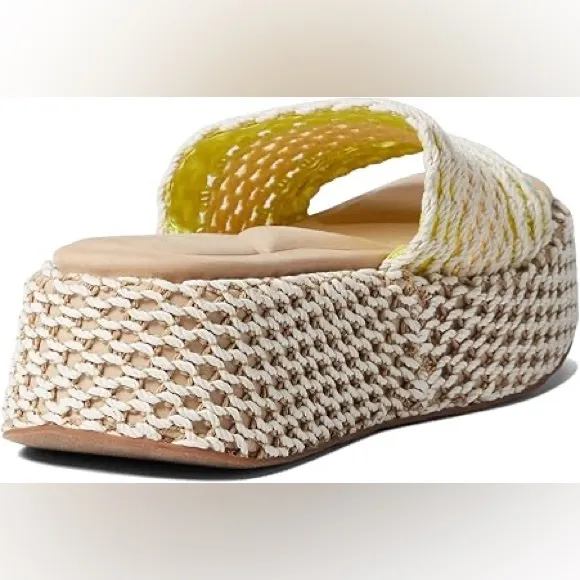 RAG &amp; BONE Logan Crochet Flatform Slide Sandals