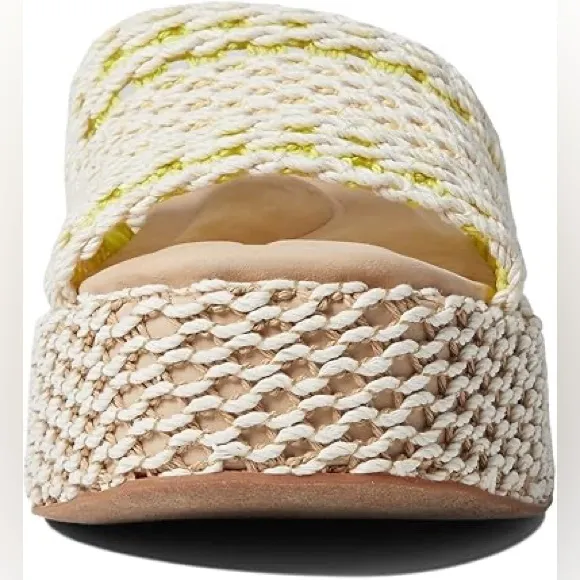 RAG &amp; BONE Logan Crochet Flatform Slide Sandals