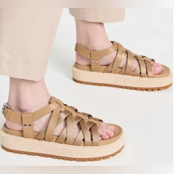 Rag &amp; Bone Park Leather Sandals Size 6.