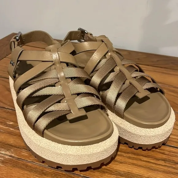 Rag &amp; Bone Park Leather Sandals Size 6.