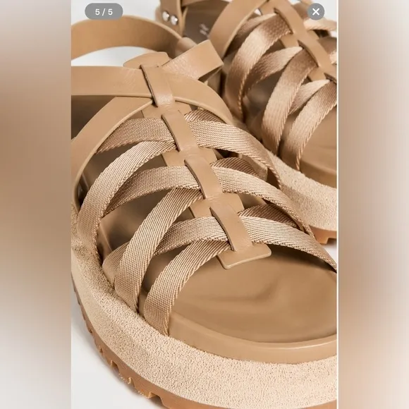 Rag &amp; Bone Park Leather Sandals Size 6.
