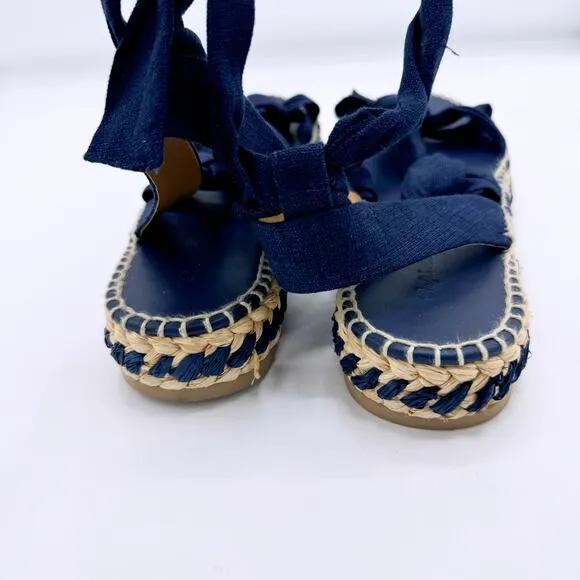 Ralph Lauren Collection Lilyann linen-silk sandals
