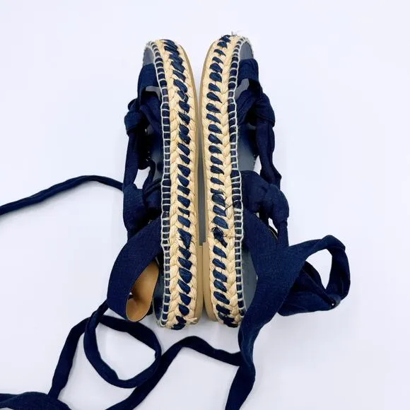 Ralph Lauren Collection Lilyann linen-silk sandals