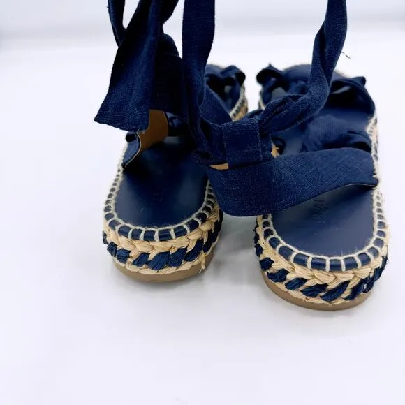 Ralph Lauren Collection Lilyann linen-silk sandals