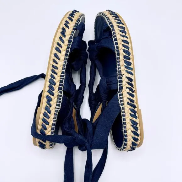 Ralph Lauren Collection Lilyann linen-silk sandals