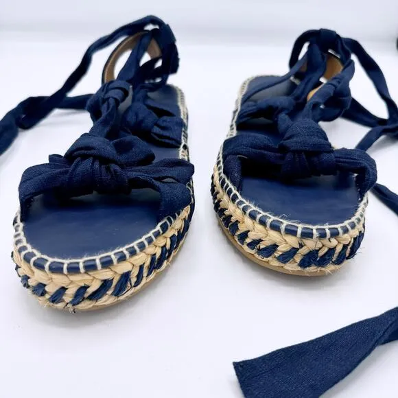 Ralph Lauren Collection Lilyann linen-silk sandals