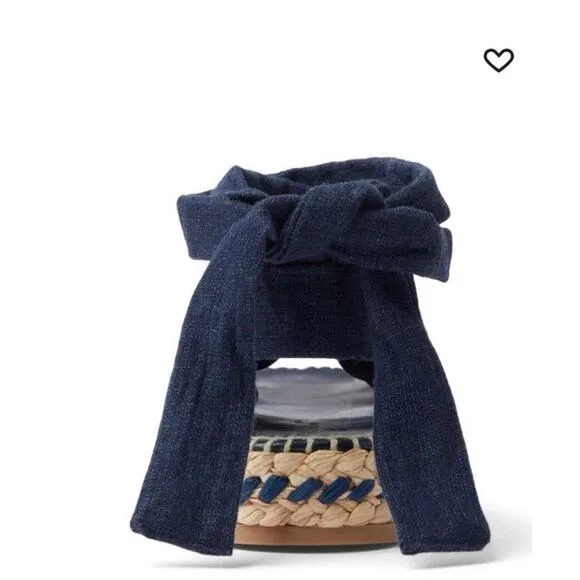 Ralph Lauren Collection Lilyann linen-silk sandals