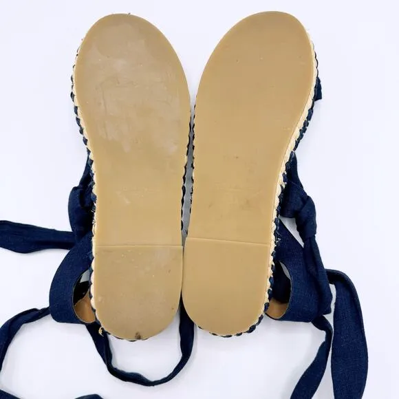 Ralph Lauren Collection Lilyann linen-silk sandals
