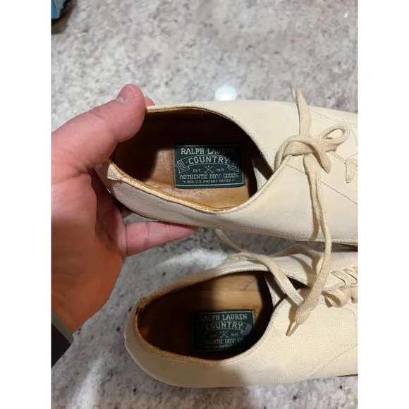 Ralph Lauren Country Leather Suede Dress Shoes - Size 10.5