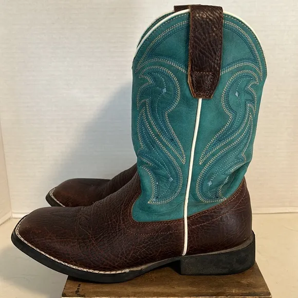 Rank  45- Boys’ Connor Western Boots-Broad Square Toe