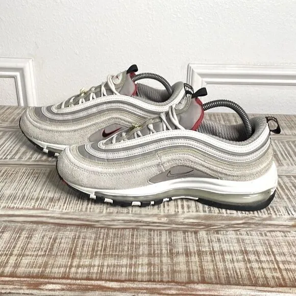 Rare color way !!! Nike Air Max 97 SE College Grey/Black Sneakers Athletic Shoes