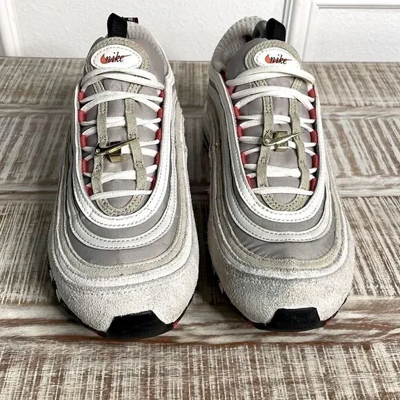 Rare color way !!! Nike Air Max 97 SE College Grey/Black Sneakers Athletic Shoes