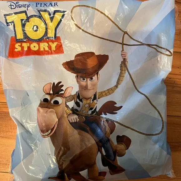 RARE Josmo Disney Pixar Toy Story Woody &amp; Bullseye Sturdy Brown Cowboy Boots NEW