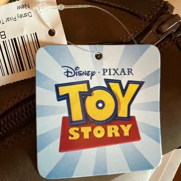 RARE Josmo Disney Pixar Toy Story Woody &amp; Bullseye Sturdy Brown Cowboy Boots NEW