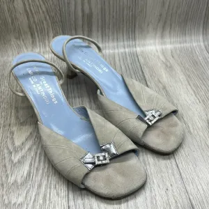 Really Great Things By Enrico Antinori Suede Slingbacks
