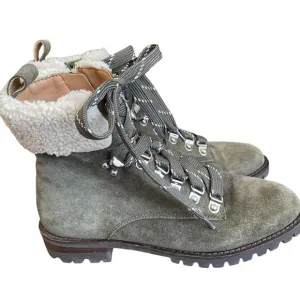 Rebecca Minkoff Jaylin Green Suede Boots Size 7
